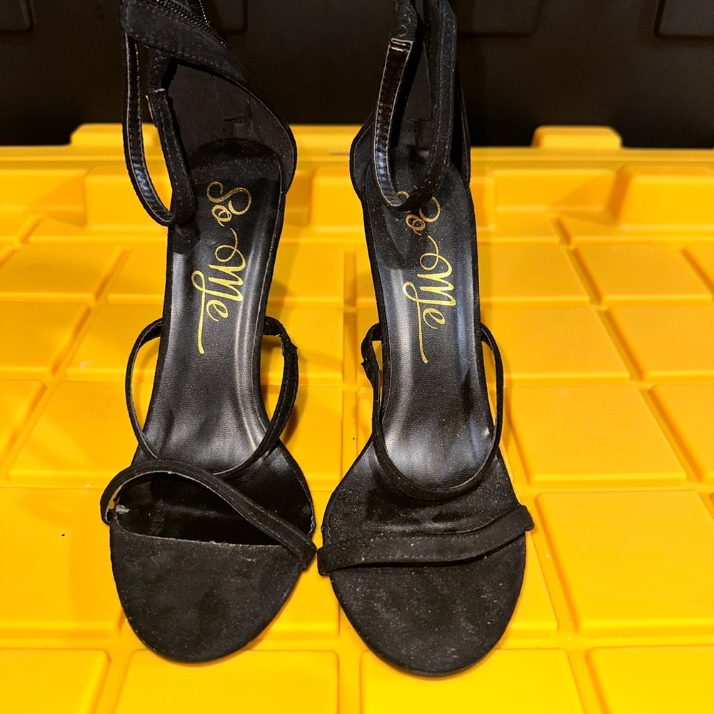 So Me Black Women's Sandals